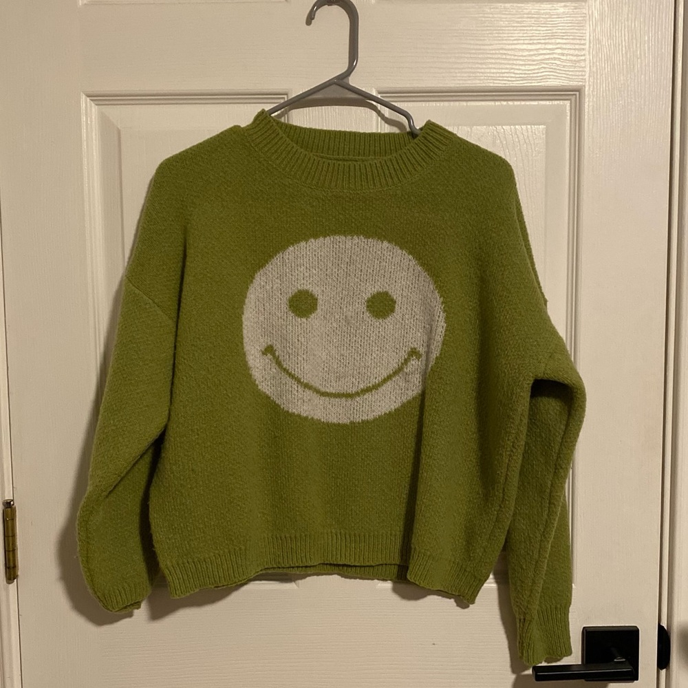 Smiley Face Sweater.